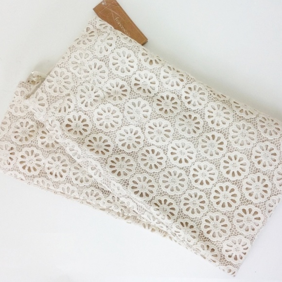 May & July Pants - May and July - Ivory Lace Daisy Crochet Pants